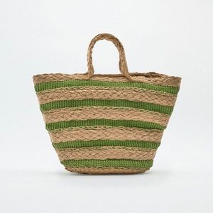 NWT & Dust Bag ZARA Basket Bag